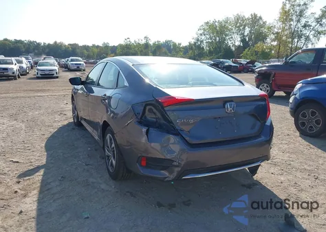 2019 Honda Civic Lx из США, поврежденный, VIN 2HGFC2F6XKH569494